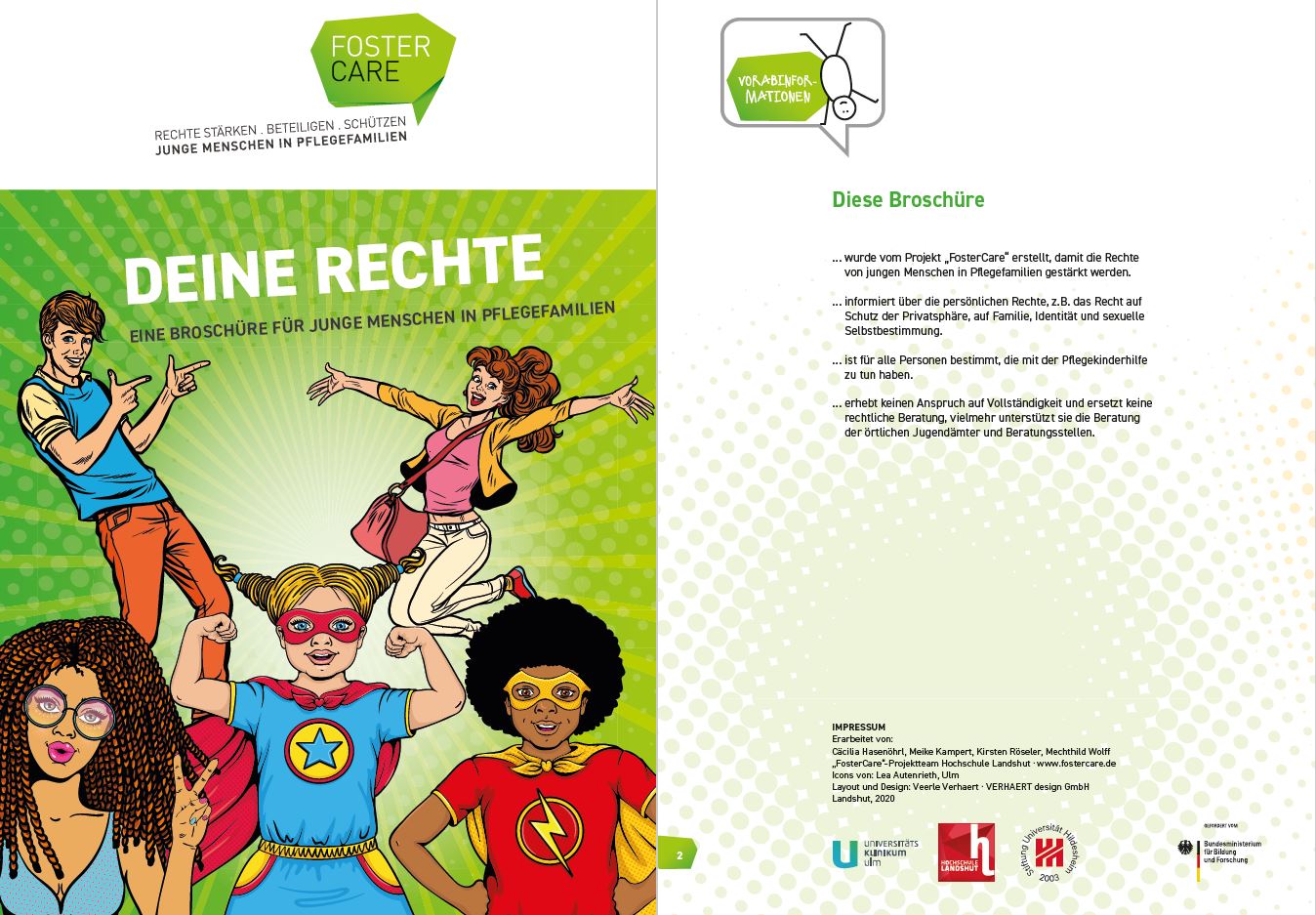 Broschüre "Deine Rechte" für Pflegekinder